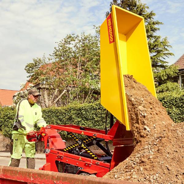 HG minidumper H1000 High Tip te koop bij Vrijdag Trading