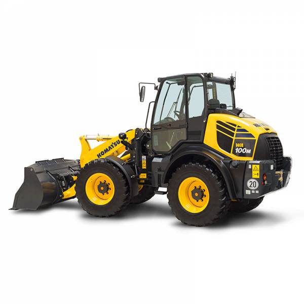Komatsu wiellader WA100M-8 te koop bij Vrijdag Trading